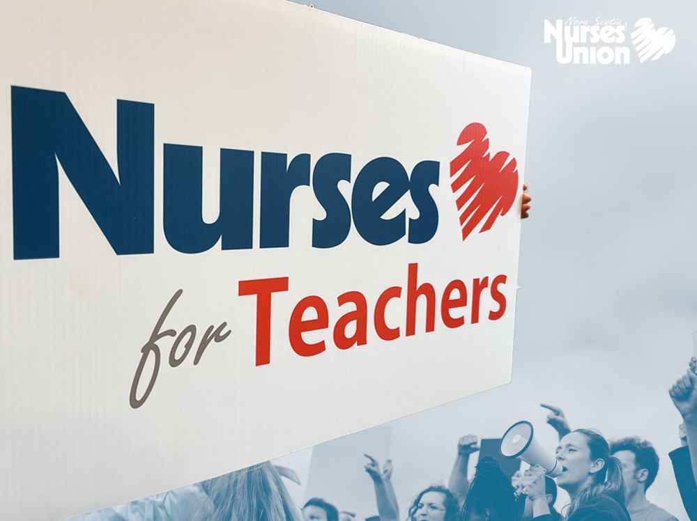 Yesterday, @NSTeachersUnion members voted 98 per cent in favour of a strike mandate. A strong message of support for the NSTU from teachers across this province. Retain, recruit, respect - Rings true for nurses and teachers. The NSNU stands in solidarity with Teachers.