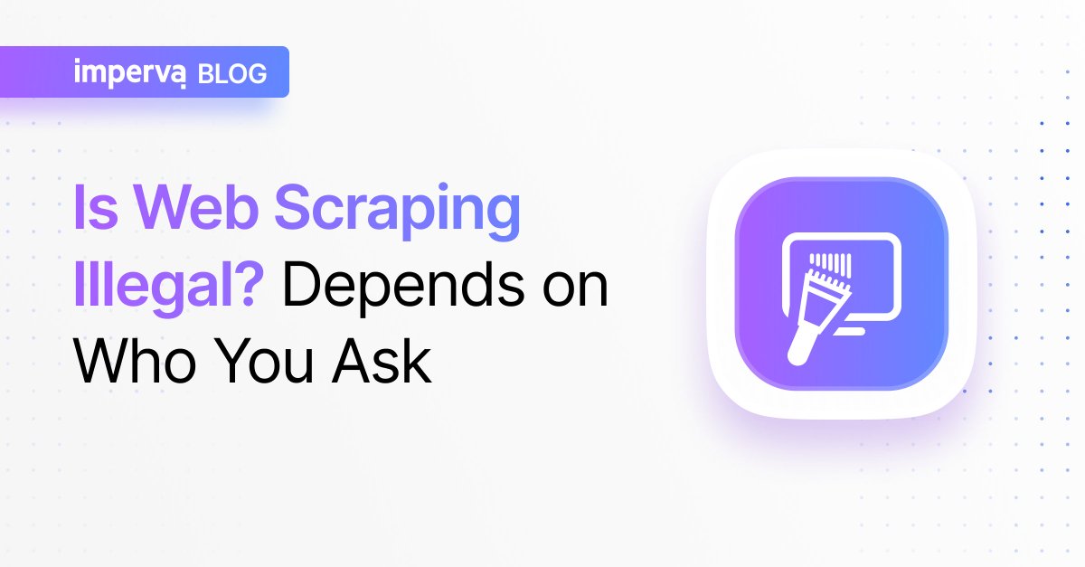 🤔 Is web scraping illegal? The short answer: it's complicated. Read our blog to learn more about the practice, its legality, and the impacts it can have on your business: okt.to/402oVw #Cybersecurity #WebScraping #ApplicationSecurity