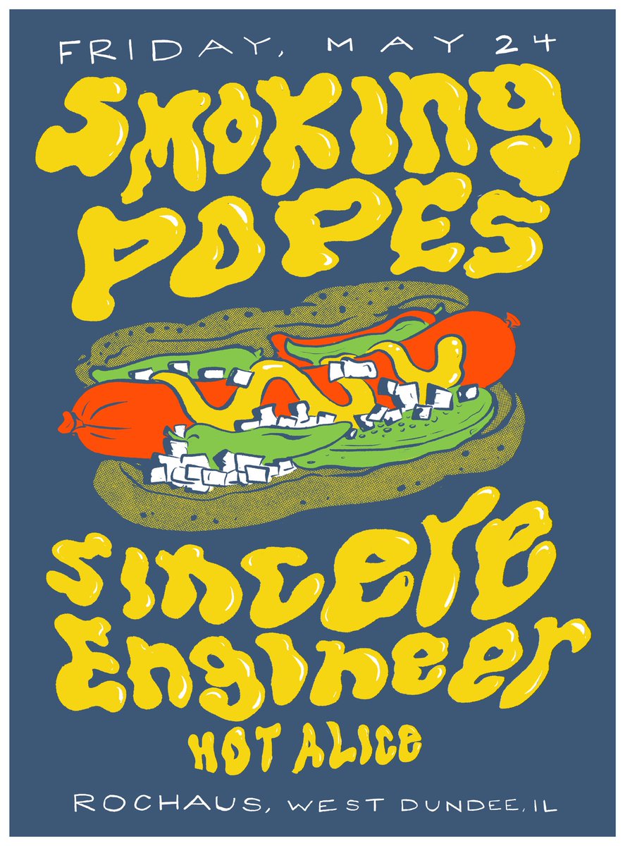 yo!!!! Dundee!!!!! come hang with us and @smoking_popes and @HotAliceBand at @RocHausWD on may 24th!! it’s all ages!!!! seetickets.us/event/rookies-…