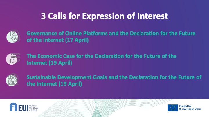 Are you passionate about internet governance and its impact on: ✔️Online platforms ✔️Trade & innovation ✔️Sustainable development If so, these #GIFI calls by @EUI_GlobGovProg could be the perfect opportunity🌐 More here➡️loom.ly/z1ea-OY #FutureOfTheInternet #vacancy