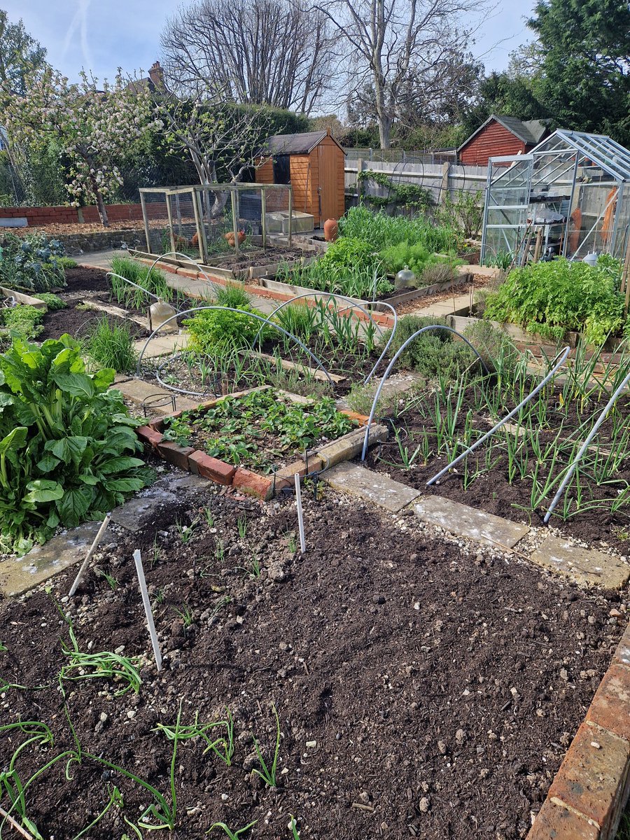 4 days of tending, and 2 tonnes of compost spread today. I'm happy with the weeks end result!