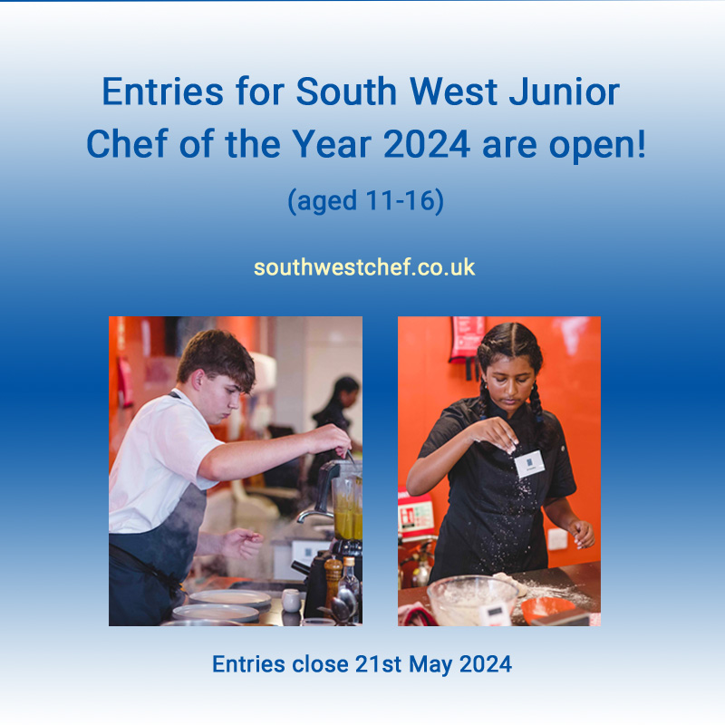 Are you aged 11-16 and enjoy cooking? If so, now is the time to enter South West Junior Chef of the Year! Find out more and submit your entry at southwestchef.co.uk/the-competitio… Entries close 21st May 2024 Good luck!
