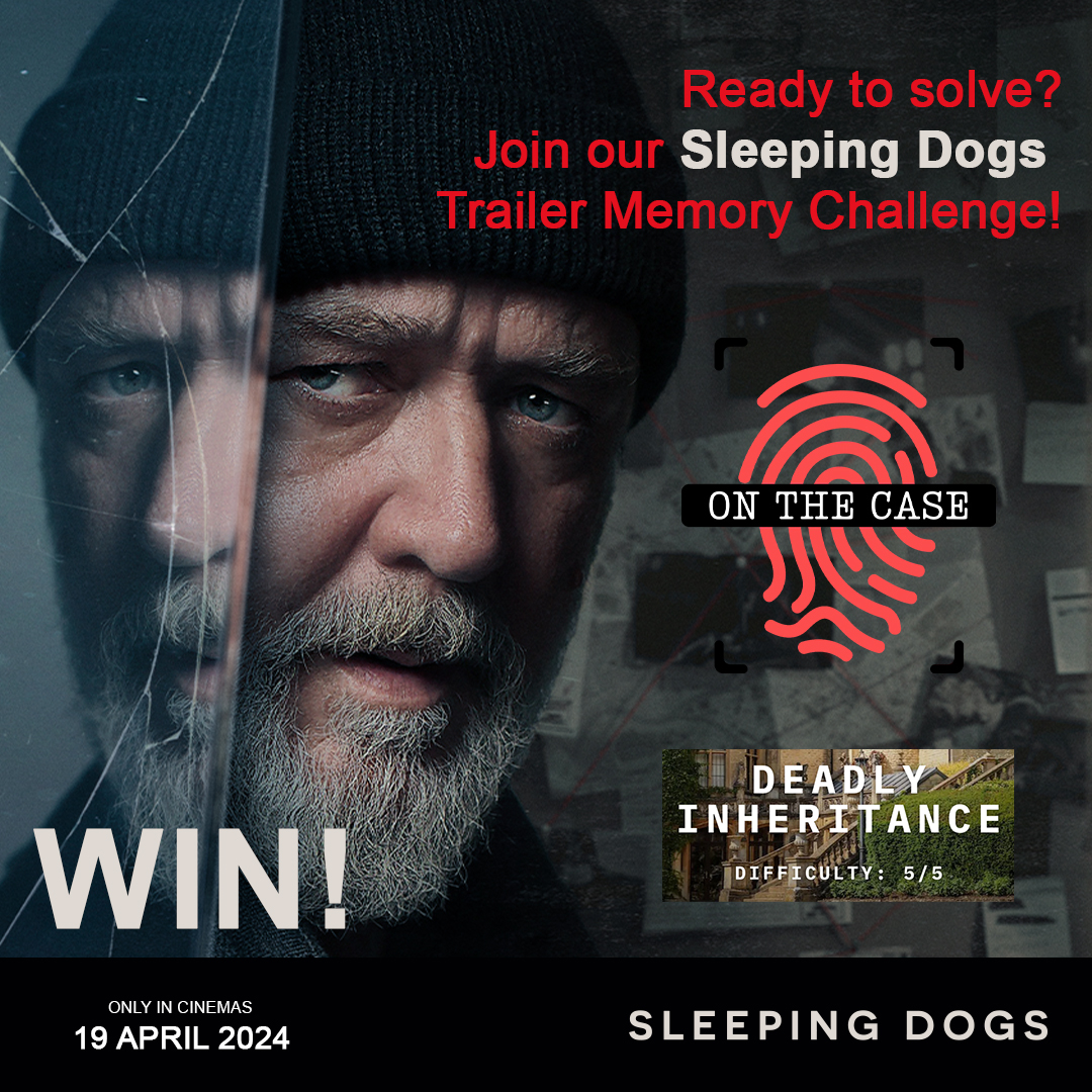 WIN! How many potential suspects do you recall seeing in the Sleeping Dogs trailer and which one stands out the most to you as a potential key player in the mystery? WIN the murder mystery game: On The Case ‘Deadly Inheritance. Watch the trailer here: youtu.be/XUDtC0JhvTQ?si…