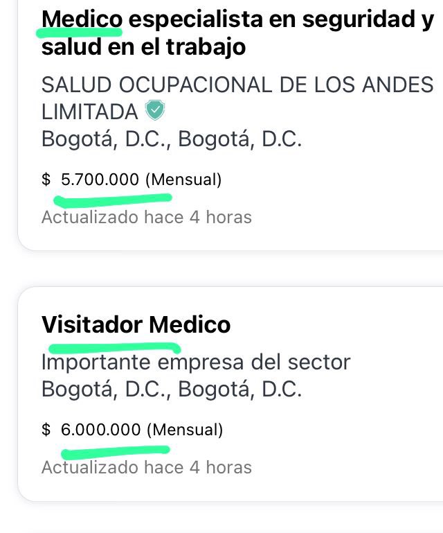 Médicos colombianos residentes en Colombia que de pronto quieran darse una lloradita, desahogarse… Acá les tengo un motivo.