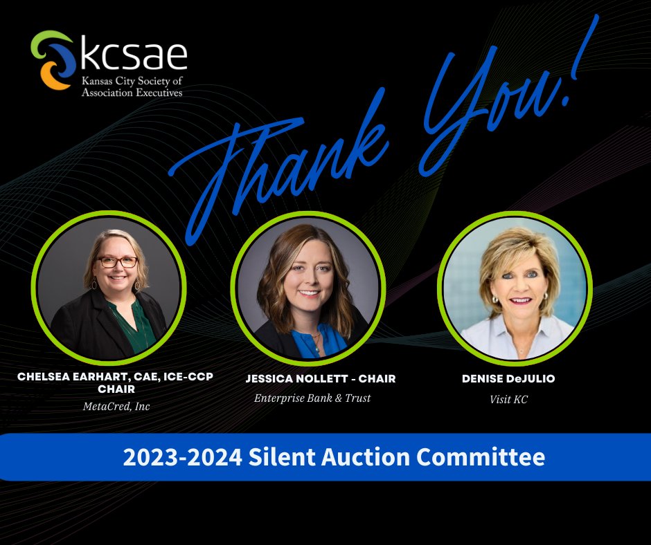 KCSAE relies SO MUCH on its volunteers' efforts!

We never can say thank you enough, but we'll keep trying! Here's to you during #nationalvolunteermonth!

(Watch for all of our volunteer thank you's throughout April!)

CC: @VisitKC @ASAEcenter @KCBizJournal

#kansascity