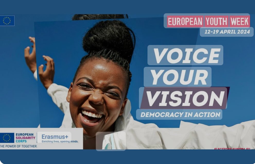 Today marks the start of European Youth Week which will run until the 19th of April under the theme Voice Your Vision. As Youth Work Ireland we promote and amplify the voices of young people in issues that matter to them. #democracyinaction #impactingyounglivestogether