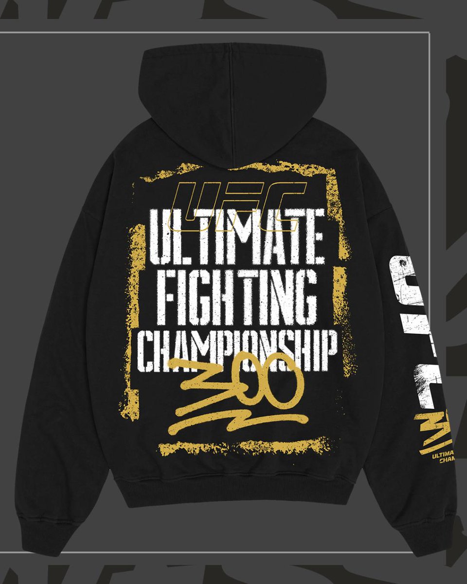 Are you ready?! 👊 Link in bio to order ⛓ 🔗 Featured Product: Men's Black UFC 300 Stencil Spray Full-Zip Hoodie ufcstore.com/en/mens-black-… #UFC #UFCstore #UFC300