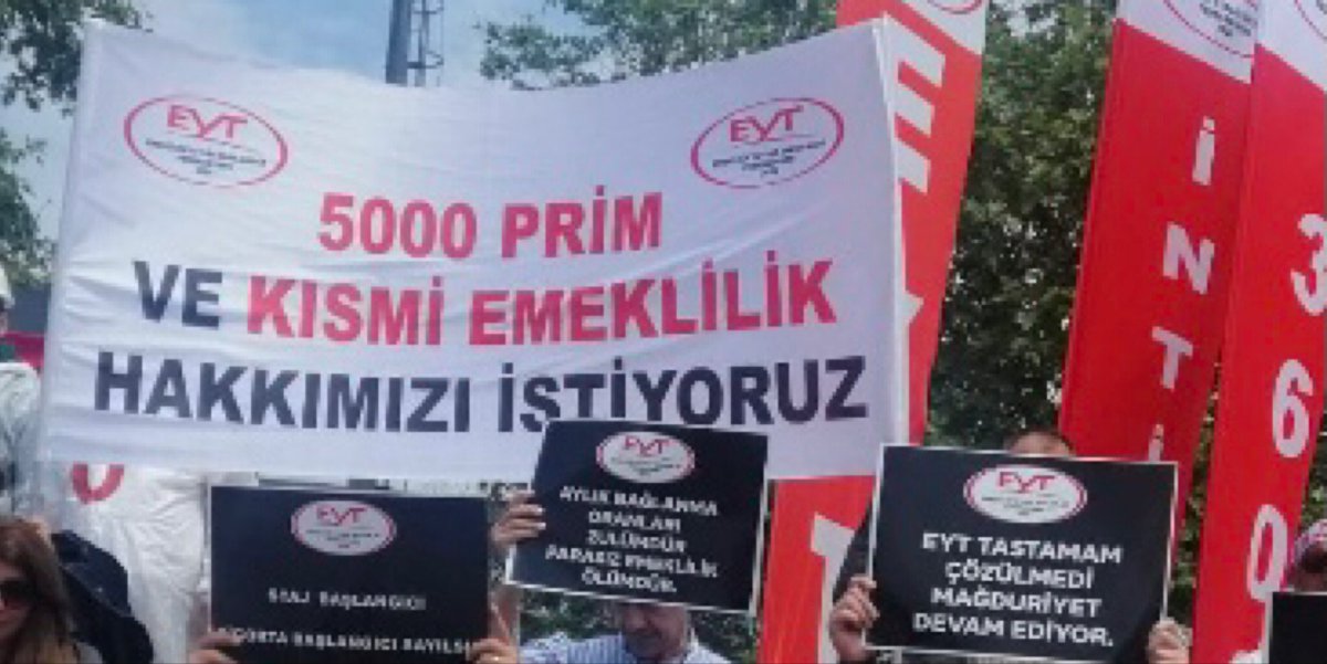 5 bin prim günü ve kısmi emeklilik çözüm bekliyor #BayramGelmişEmeklininNeyine #BayramGelmişEYTlininNeyine @isikhanvedat @Akparti @MHP_Bilgi @herkesicinCHP @iyiparti @rprefahpartisi @zaferpartisi