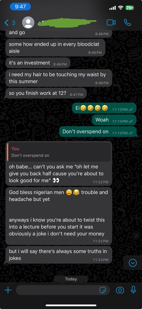 Lmaoo a chick with a full time corporate job would still bill the international student on some part-time shit. Ain’t about how rich or broke they are, these broads believe a man must bear their financial responsibilities. That’s their mindset. Alata niggas smh🤣🤣🤣