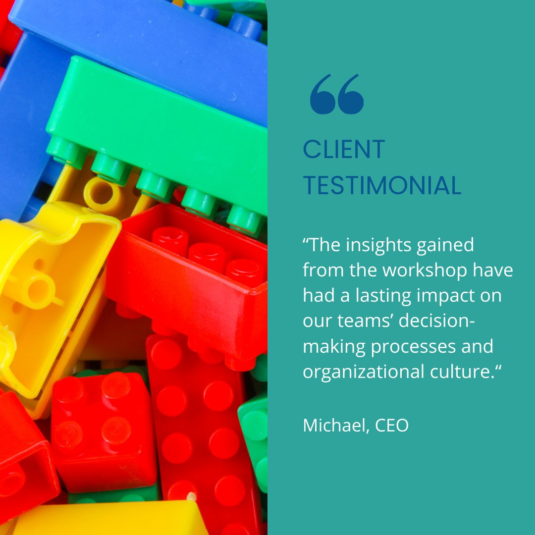 I love to hear such positive feedback from clients! I will be running some more Lego® Serious Play® courses later in the year on the 19th & 20th September. Registration details will be available soon. #LEGO #LEGOSeriousPlay #LEGOSeriousPlayMethod #LEGOSeriousPlayFacilitator