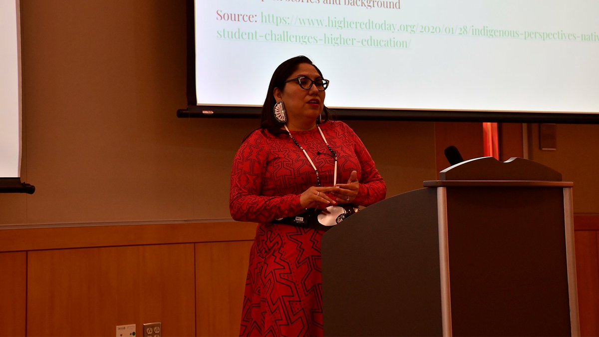 University of Oklahoma Professor Robin Zape-tah-hol-ah Starr Minthorn shared 7⃣ ways to draw on Native American students’ experiences and values to help them succeed in higher education at our recent Don C. Locke Symposium ⬇️ ced.ncsu.edu/news/2024/04/0…