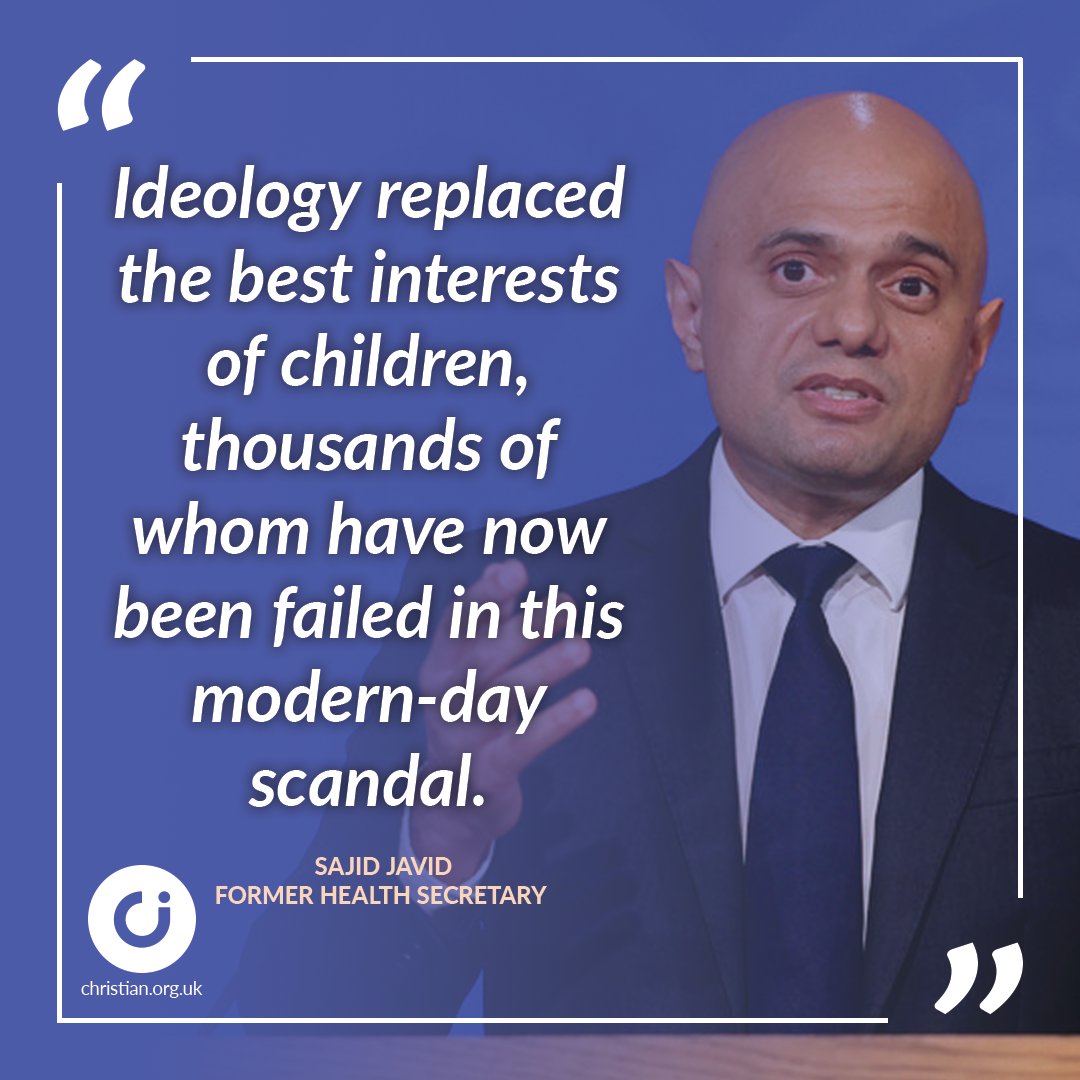 Former Health Secretary @Sajid Javid urges political parties to end gender ideology’s hold over the NHS: christian.org.uk/115988