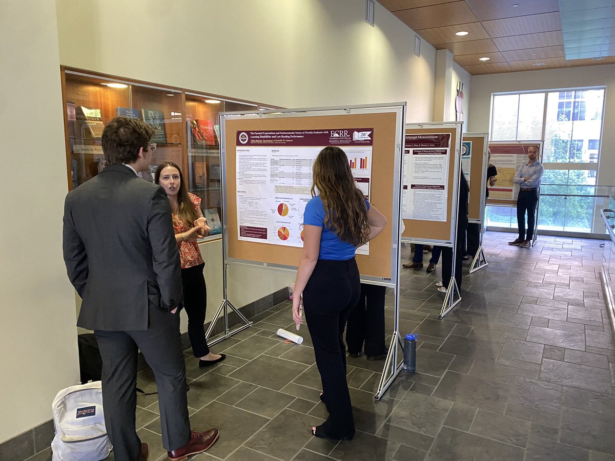 It’s been a great experience mentoring Chloe and Sara on their undergraduate research project this semester. And today they are presenting their project at undergraduate @PsychologyFSU research days.