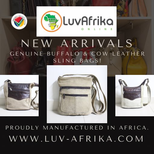 new arrivals
Genuine Buffalo & Cow Leather Sling Bags!
Proudly manufactured in Africa.
luv-afrika.com
#new #newarrivals #leather #leatherwork #leatherbag