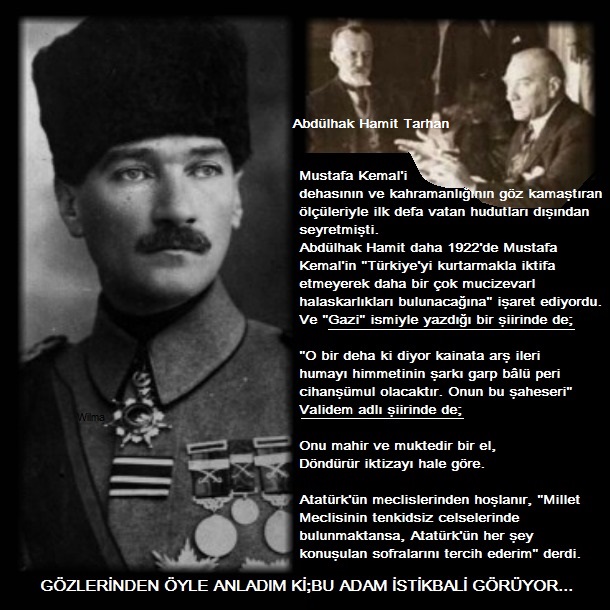 Tiyatroyla felsefeyi tanıştıran diplomat, milletvekili, Şair-i âzam diye ünlenmiş #AbdülhakHamitTarhan saygıyla. ''Vatan ağlıyorken gülmek haramdır'' ''Kalplere sahip olmayan hükümdar, cihangir olsa yine olur''.