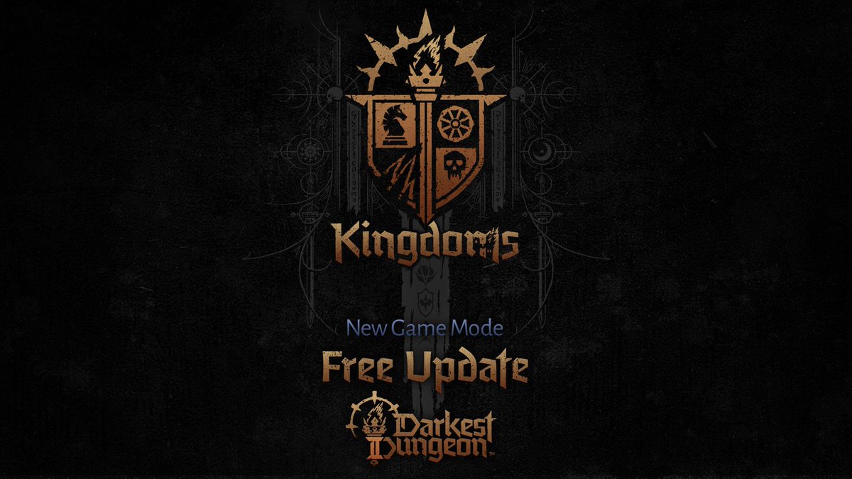 After years of localizing @DarkestDungeon, you could say it's pretty much in our DNA now. So, when we heard a new ✨FREE✨ game mode was coming, we were overjoyed. We're so grateful to be working with this amazing team. KINGDOMS, coming in all 11 languages from the Void 💫🤍