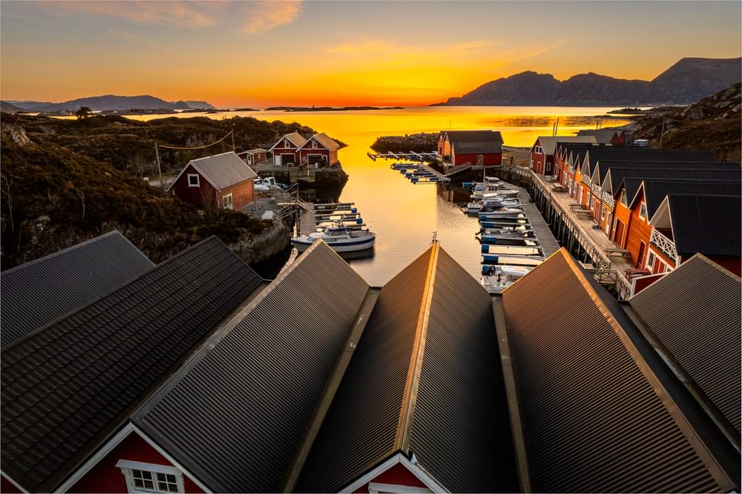 Sunset over Herøy 😍 By Donatas Photo Hobby #Norway