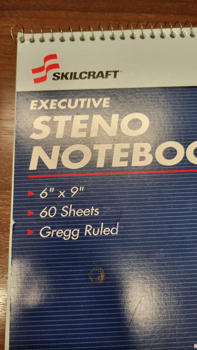 This steno notebook in honor of the fallen homie Gregg. Gonna miss you man