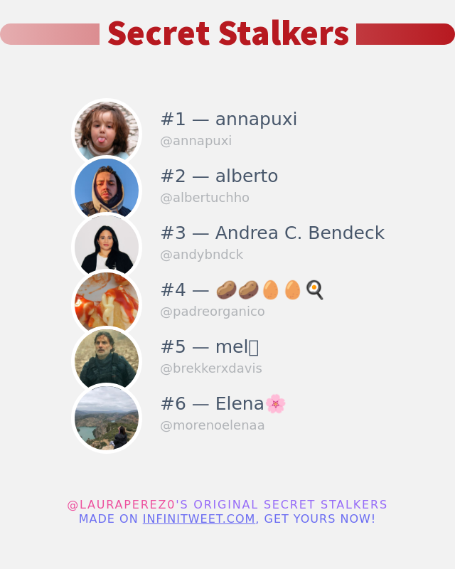 lauraperez0's tweet photo. ¡Acabo de descubrir quién visitó mi perfil de Twitter!

https://t.co/ogPkXCPi52

⠀ https://t.co/5jIPRxlWrz