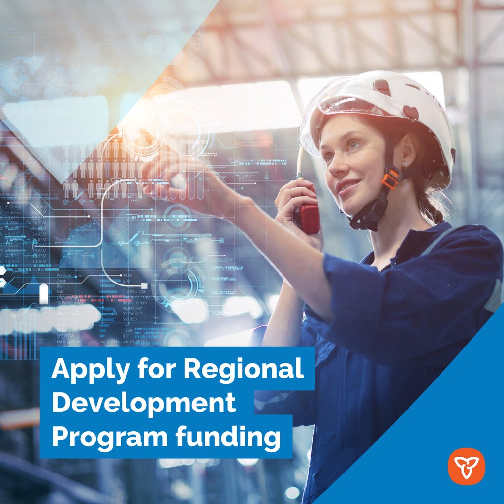 Applications are now open for the Regional Development Program.    This funding supports businesses investing in new equipment and training to expand their operations.   Find out if you qualify and apply today: ontario.ca/page/regional-…