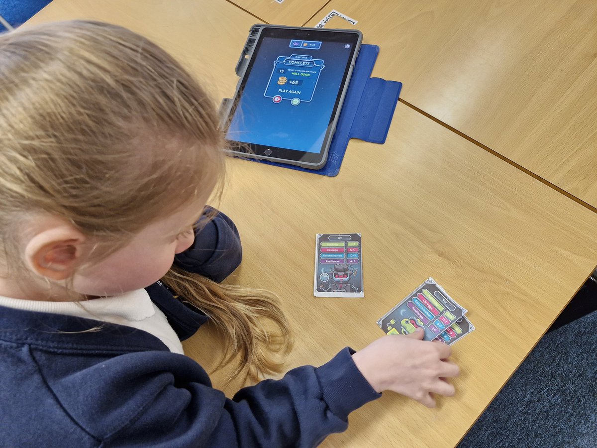 We had our first @numbots club today at lunchtime! We loved playing Numbots top trumps! Remember you can sign up on Arbor for next Friday #WCPSclubs #WCPSmaths