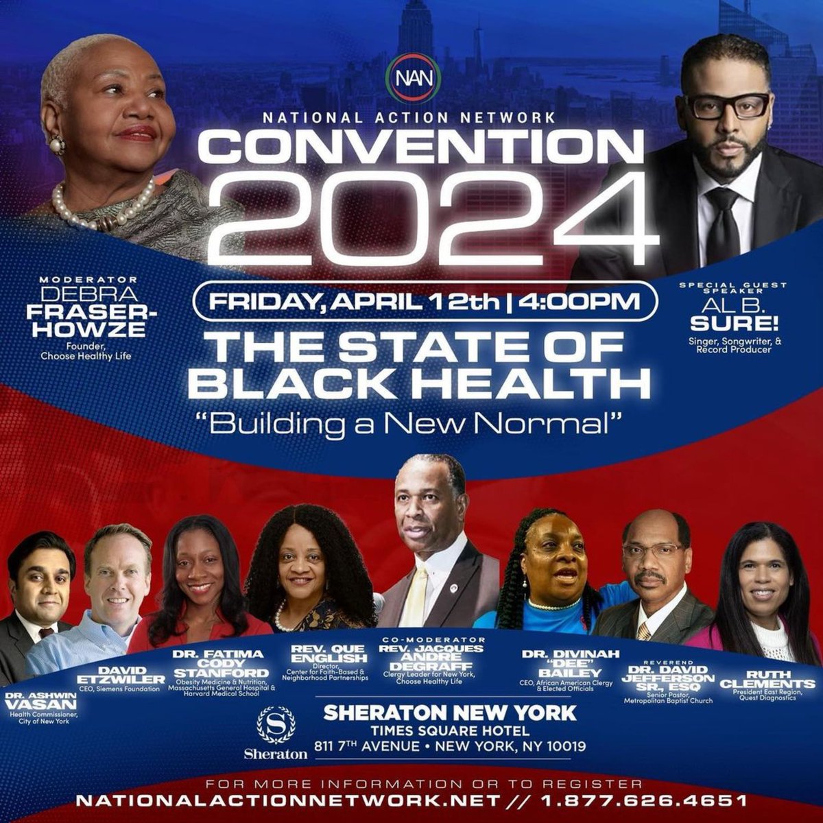 Join us TODAY for DAY 3 of the National Action Network 2024 Convention. Free registration is available on site 8am-5pm and online at nanconvention2024.com. #NANCONV2024