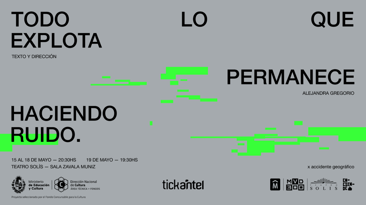 🎭“Todo lo vivo habla, encuentra sus maneras de decir las cosas.” Segunda pieza del colectivo transdisciplinar accidente geográfico, que toma como punto de investigación los paisajes que se derriten y al hielo como materia sonora, de forma experimental, performática y ficcional.