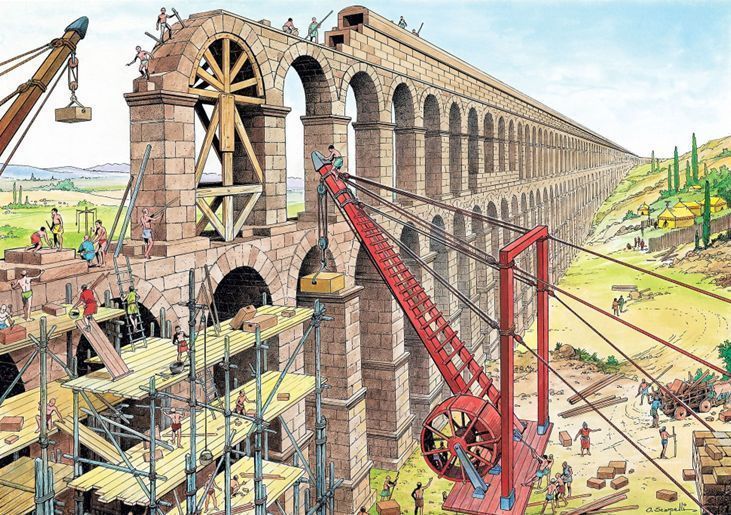 Among the most visible reminders of Rome's storied hegemony are its aqueducts. 

These engineering marvels channeled the lifeblood of civilization for near a millennia. 

Here’s how they worked…🧵