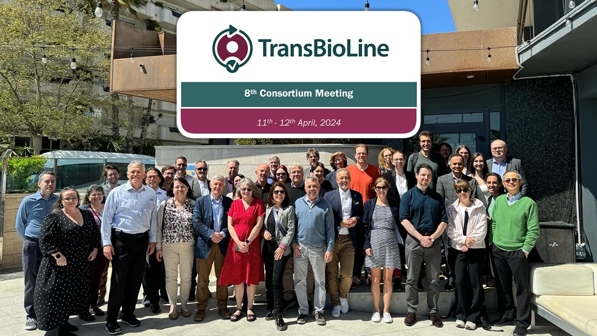 The 8th TransBioLine Consortium Meeting in Barcelona is in the books! Thanks to all the participants for your attendance and contributions 👏 

@IHIEurope #IHICarrytheTorch #H2020 #EUHealthResearch