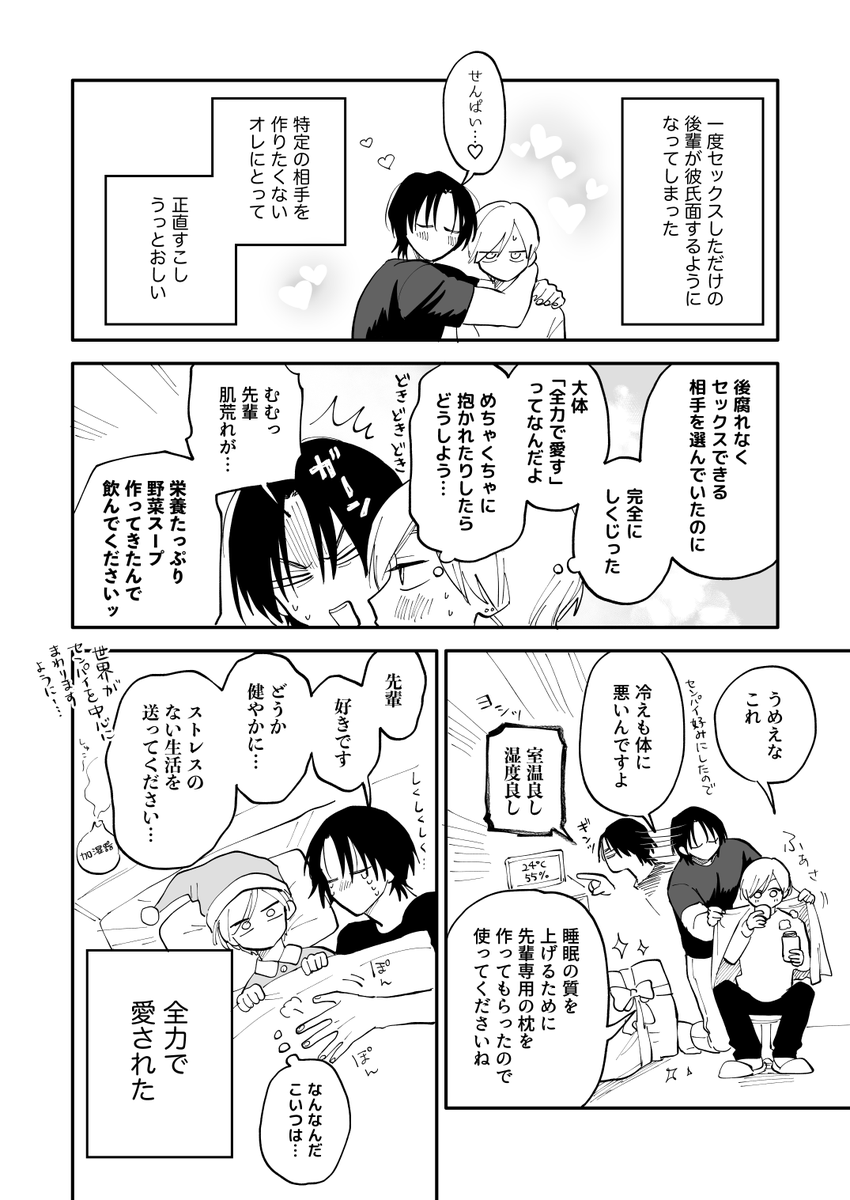 最初の一回以降抱いてくれない攻めくん
#創作BL 