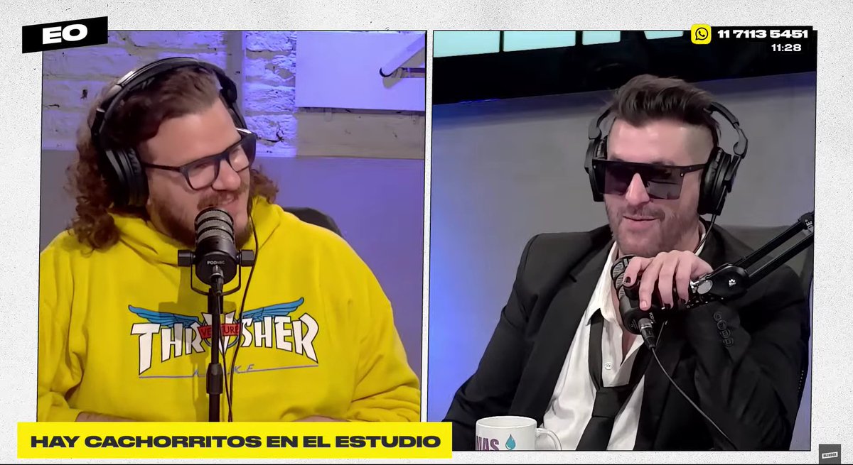 Nuevos apodos de @realjuanruocco y @droganacional: CACHORRITOS.