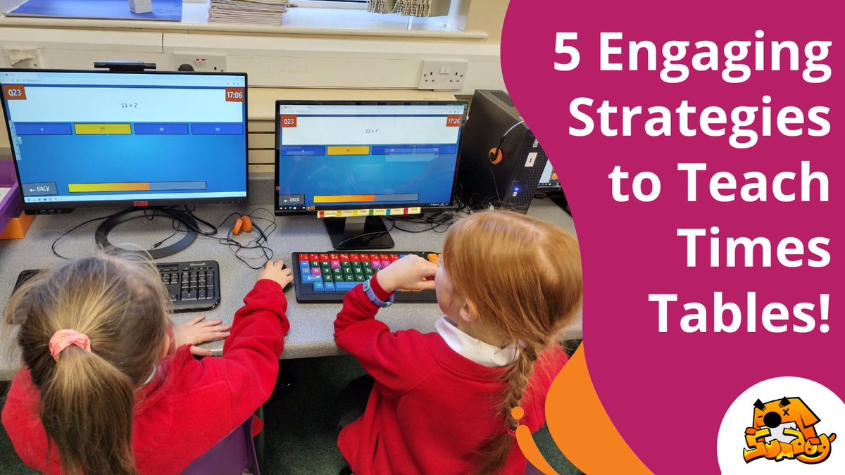 Discover how to boost multiplication mastery with 5 engaging strategies for teaching times tables 😀✖️ From musical tunes to real-world scenarios, make learning fun and impactful for your pupils! Read the blog: bit.ly/4aVv6Rn #TimesTables #MultiplicationMastery #Tables