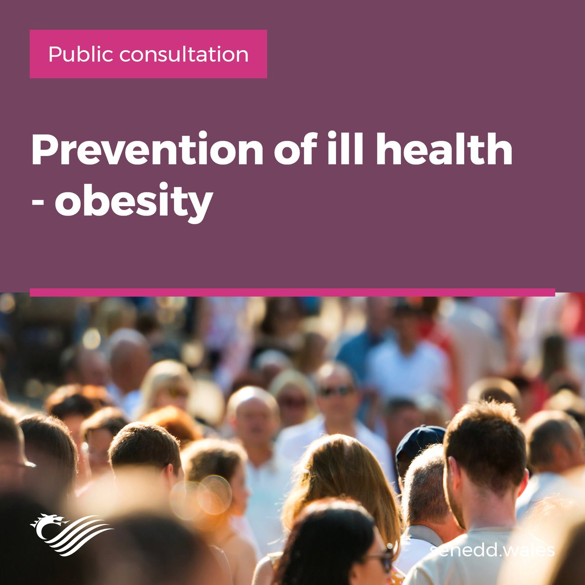 Obesity is recognised as a significant public health challenge worldwide. @SeneddHealth is assessing the effectiveness of strategies to prevent and reduce obesity in Wales. Share your views and engage in this vital discussion ➡️ business.senedd.wales/mgConsultation…