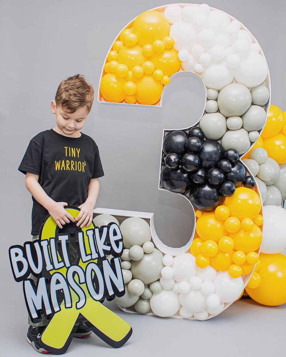 Cheers to Mason, a true inspiration! 🌟 3 years cancer-free after facing a brain tumor in 2021. His resilience and positivity shine bright. Here's to more celebrations ahead! 💛 #BuiltLikeMason