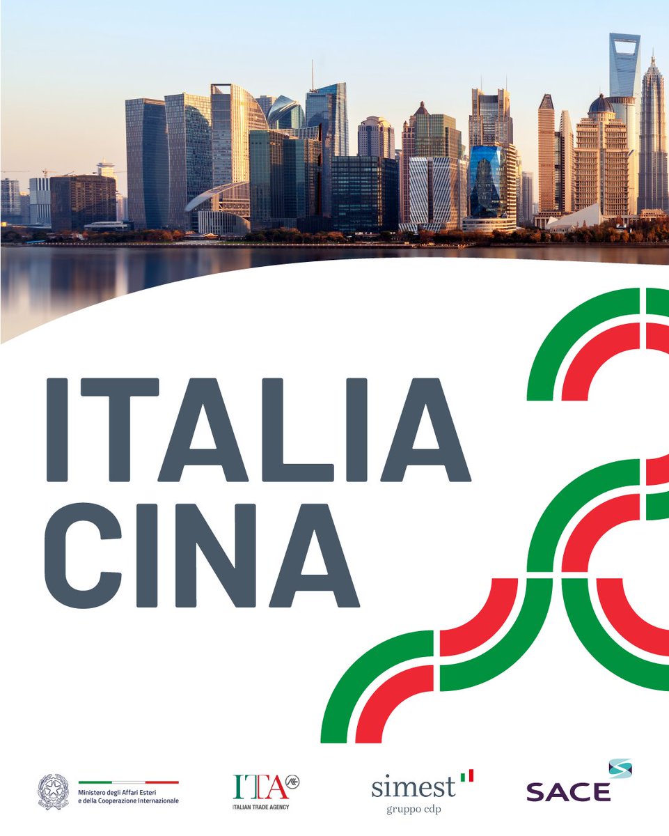 La Cina è un Paese ad alto potenziale per l’export, fondamentale per il percorso di sviluppo delle aziende 🇮🇹. @ItalyMFA, @ITAtradeagency, #SIMEST e @SACEgroup offrono opportunità e strumenti alle #imprese per accompagnarle nella loro crescita nel Paese. t.ly/HUbgm