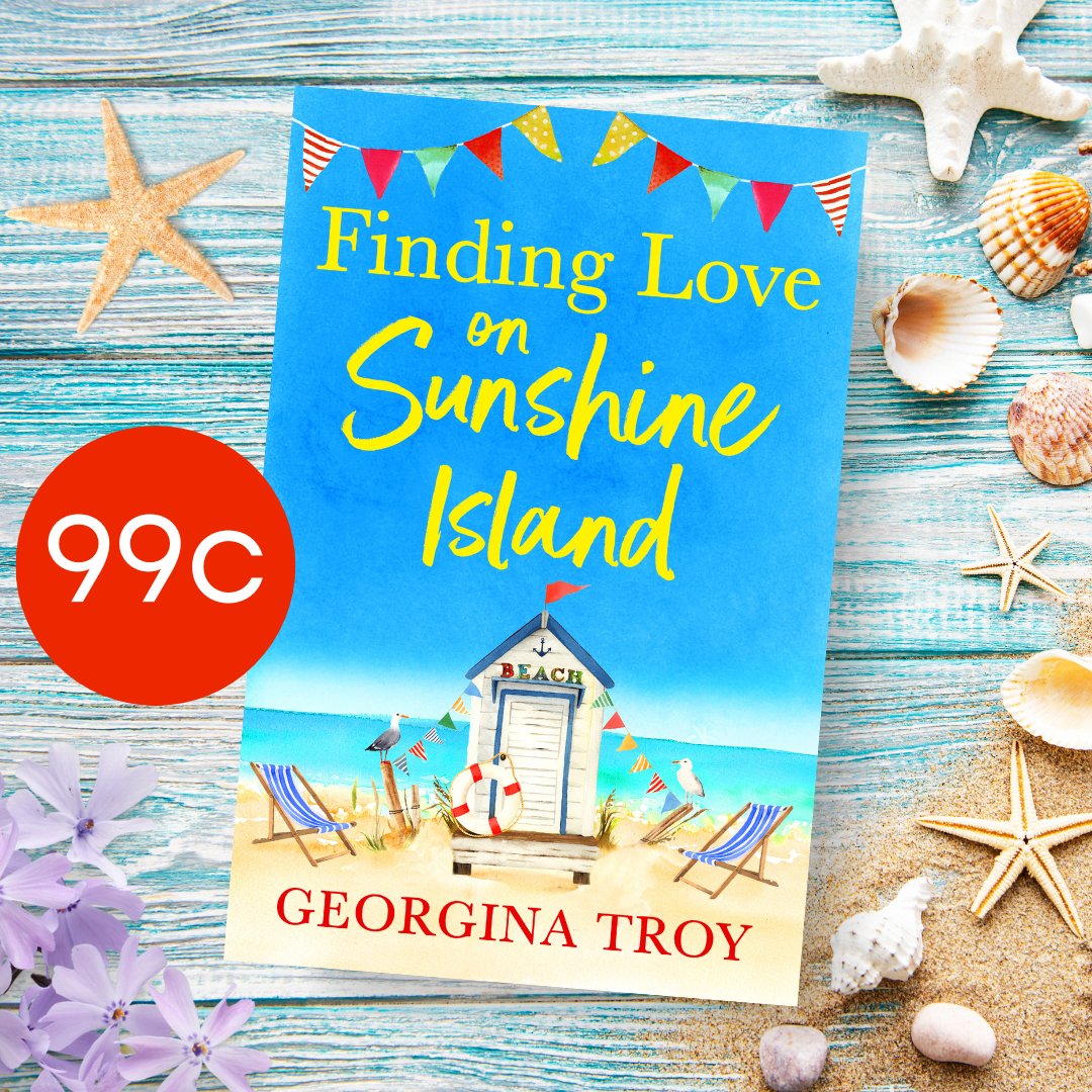 ⭐ 99c DEAL ⭐ #FindingLoveOnSunshineIsland, the first in the feel-good, sun-drenched series from @GeorginaTroy, is 99c today!🎉 📕Get your copy here: mybook.to/lovesunshineso…