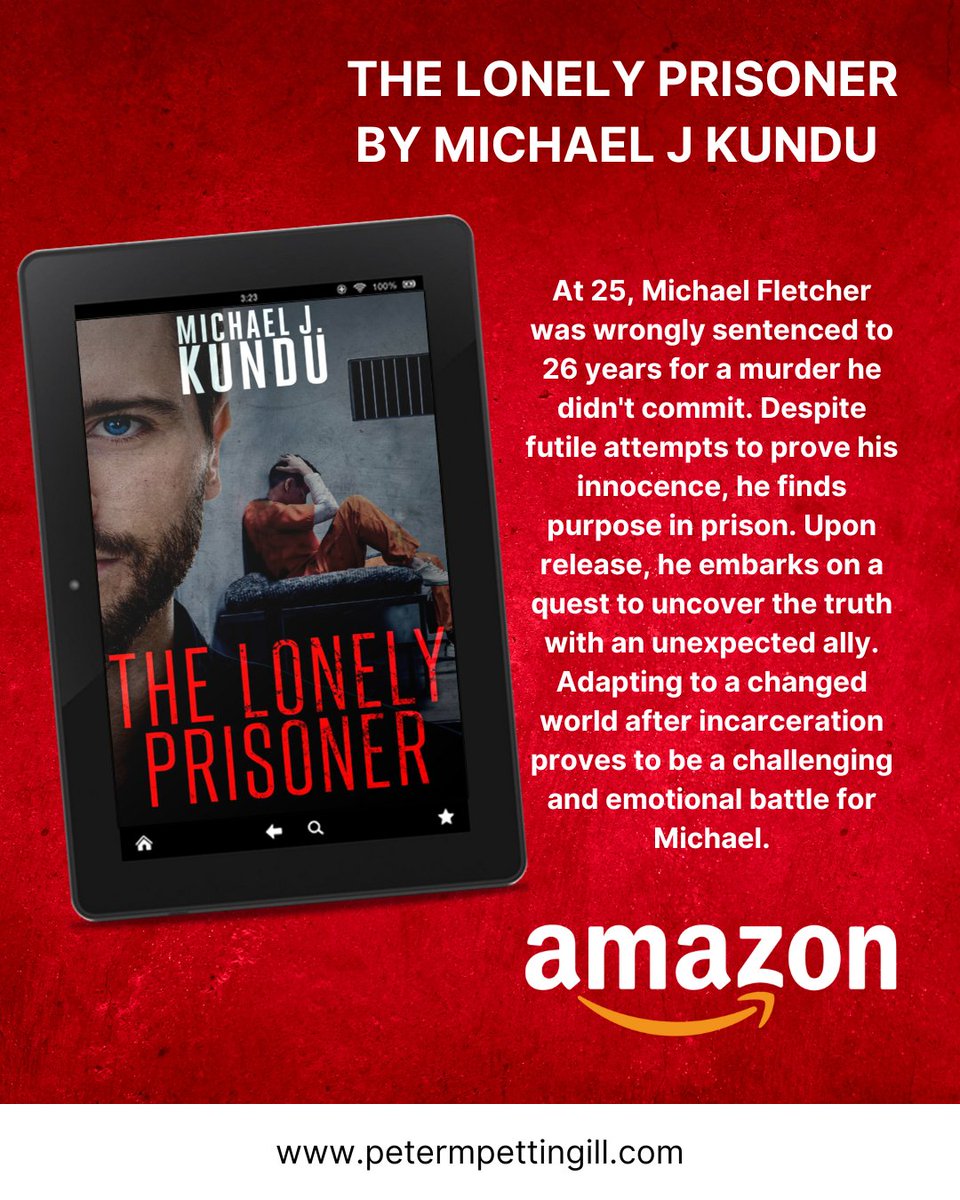 michaeljkundu's tweet image. Experience Michael Fletcher's quest for truth and redemption in 'The Lonely Prisoner' by Michael J Kundu, navigating life after wrongful imprisonment.
.
amzn.to/4ac04Ev
.
#threesteps #unjusttwenty_six #lonelyprisoner #michaeljkundu #wrongfulconviction