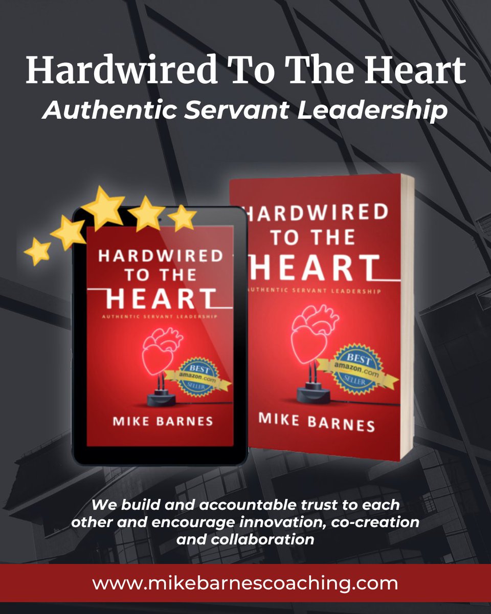 We cultivate accountable trust, fostering innovation and collaboration to create a thriving environment where trust empowers seamless collaboration.
.
amzn.to/3pZckWS
.
#hardwiredtotheheart #authenticleadership #continuousimprovement #servantleader #buildingtrust