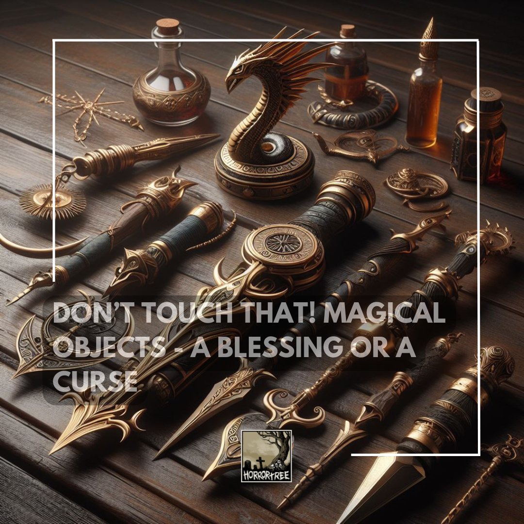Don’t touch that! Magical objects - a blessing or a curse By Sarah Elliott ( @writing4light22 ) horrortree.com/dont-touch-tha… #AmReading #AmWriting #WritersLife #bookworm #IndieWriter #IndieAuthors #horror #Book #Books
