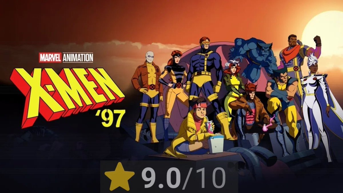 #XMen97 es la serie de Marvel mejor calificada en IMDb con 9.0/10.