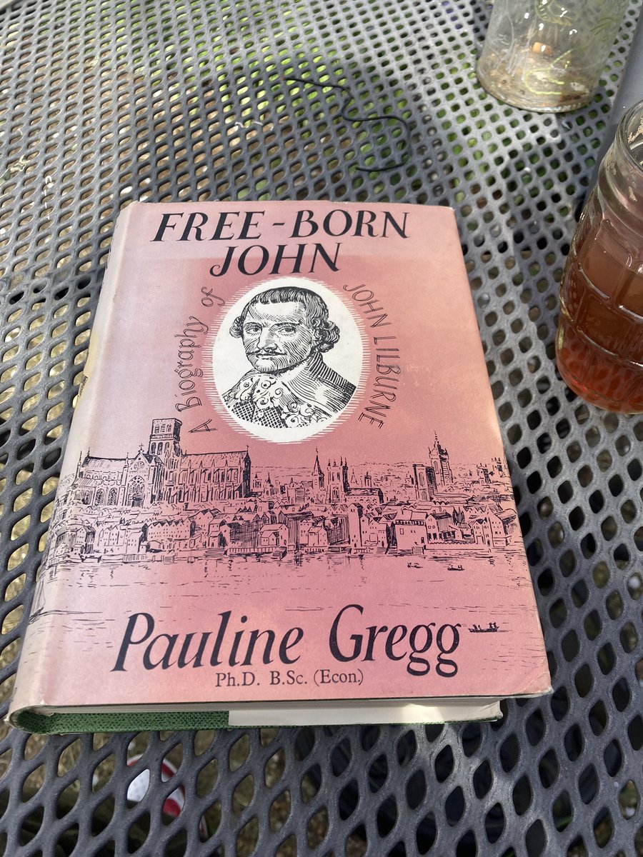 I love teaching History - but I also love some quality pottering about in the holidays. I combined the two today when I picked up this gem - a biography of ‘free-born’ John Lilburne published in 1961 - in the 2nd hand bookshop at Kenwood House.