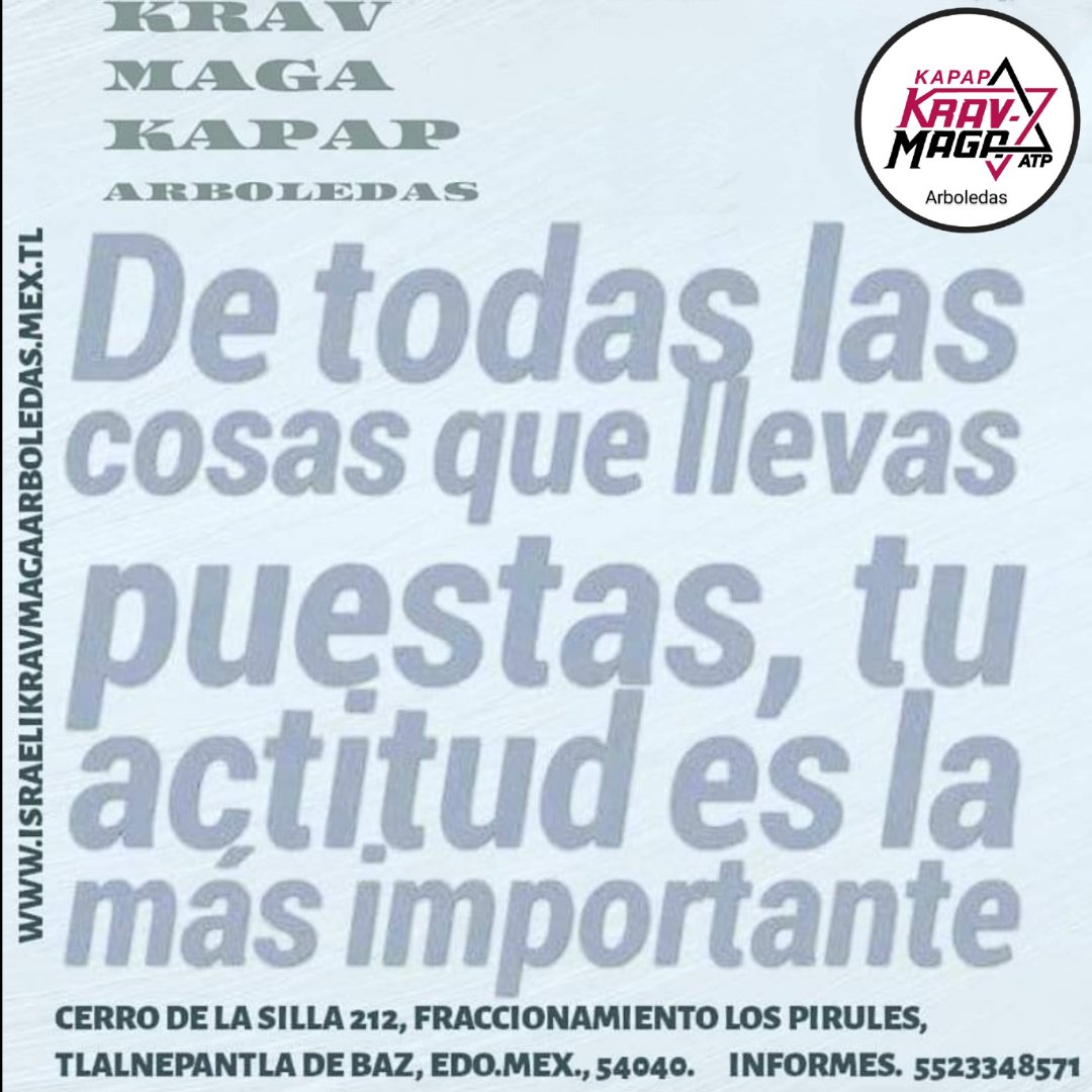 #actitud #cosas #clasesdekravmaga #importante #kravmagakapaparboledas