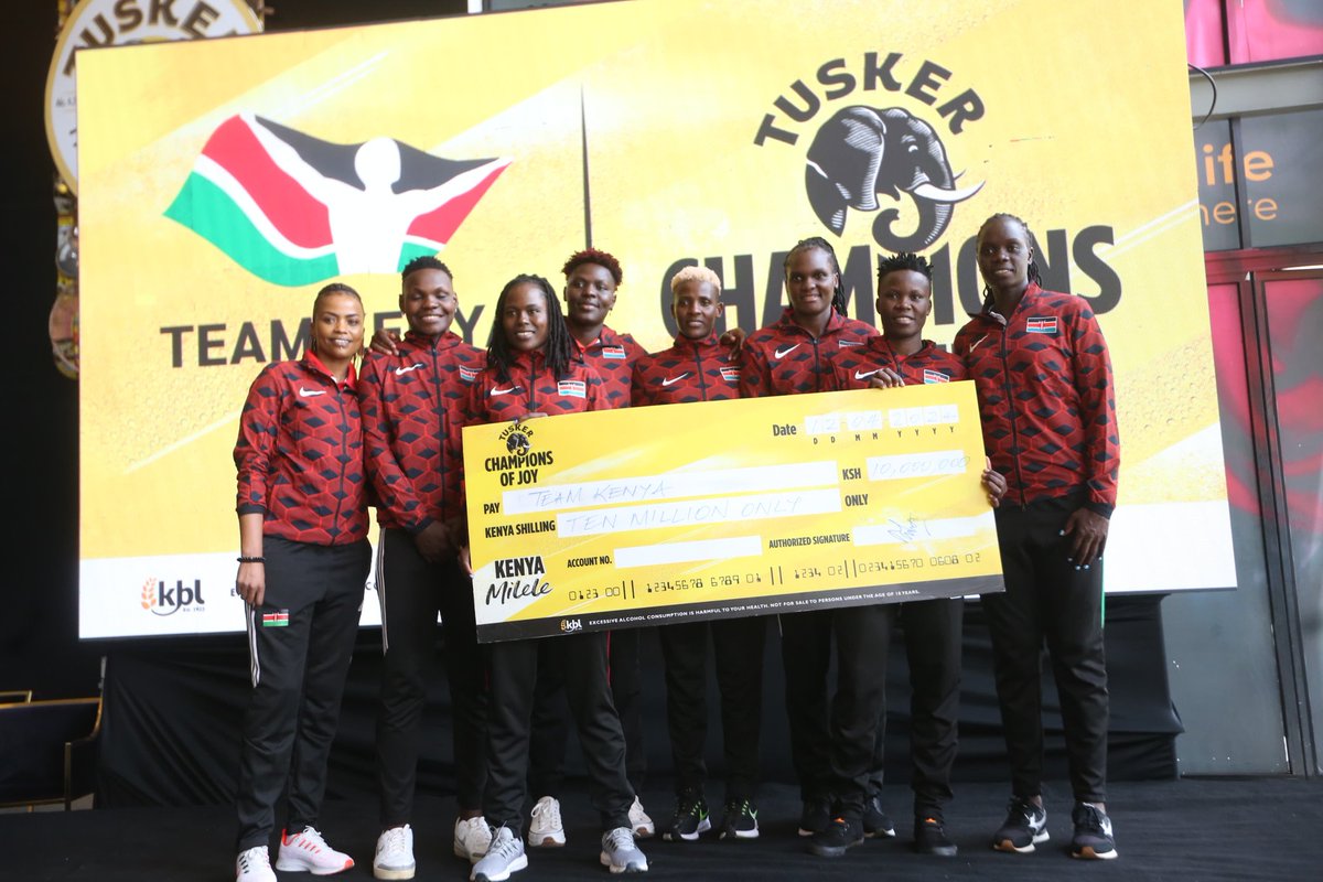 The best time to support athletes is during their preparation! @TuskerLager #teamkenya #Paris2024