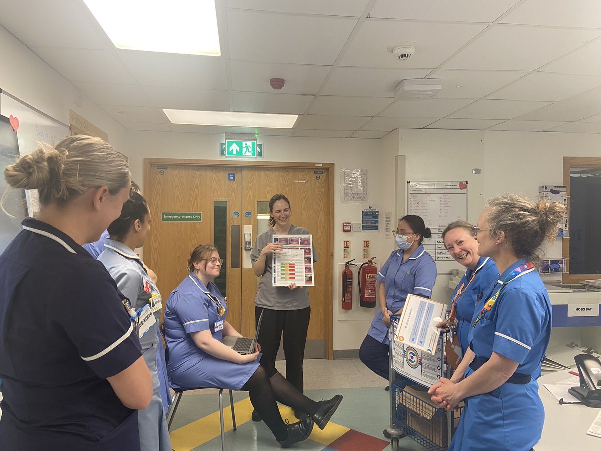 Another FOC visit and todays learning, don’t wash out often out after brushing, it removes the fluoride! Glad to see such engagement around an issue that so important to our pts experience of care @UHSFT @brookj3 @NaomiWilsonUHS @jennyloumilner @gailbyrneuhs