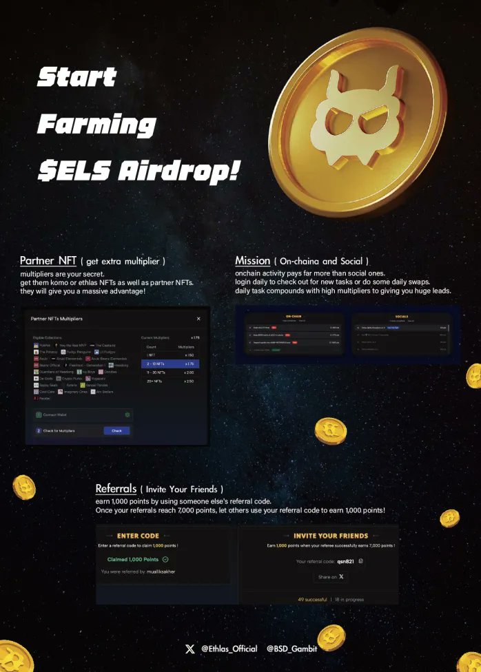 Community made beginners guide to farming on @BSD_Gambit - h/t to <a href="/Dandy0328/">ooo</a>  for the awesome artwork!  💀💀💀