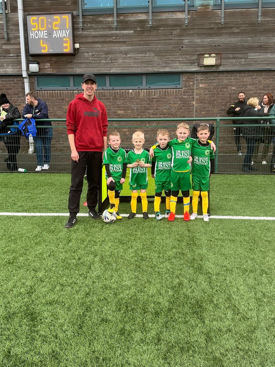 𝗠𝗶𝗻𝗶𝘀 𝗣𝗹𝗮𝘆𝗲𝗿 𝗼𝗳 𝘁𝗵𝗲 𝗪𝗲𝗲𝗸 (𝘂𝟲𝘀) Another fantastic morning for our u6 Minis this past weekend at Ystrad Mynych 3G! This weeks player of the week… ⭐️ Cooper Evans ⭐️ Callum Doster #COTW | 🟢🟡