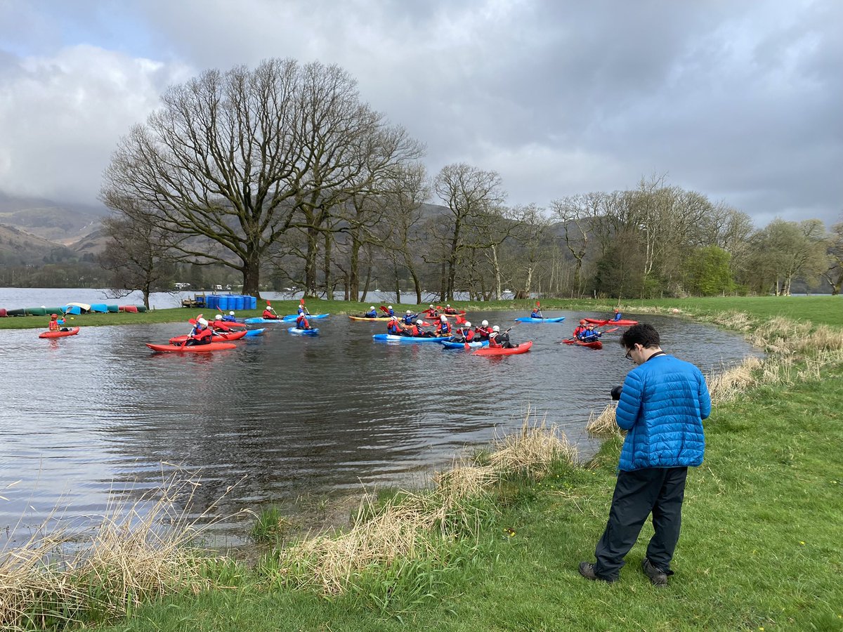 Yesterday our @JodieRebekah and Giuseppe visited Low Bank Ground in the Lake District to create a film for @WiganCouncil for all the exciting HAF activities going on there! They were very lucky with the weather ☀️ and enjoyed seeing all the young people challenging themselves!