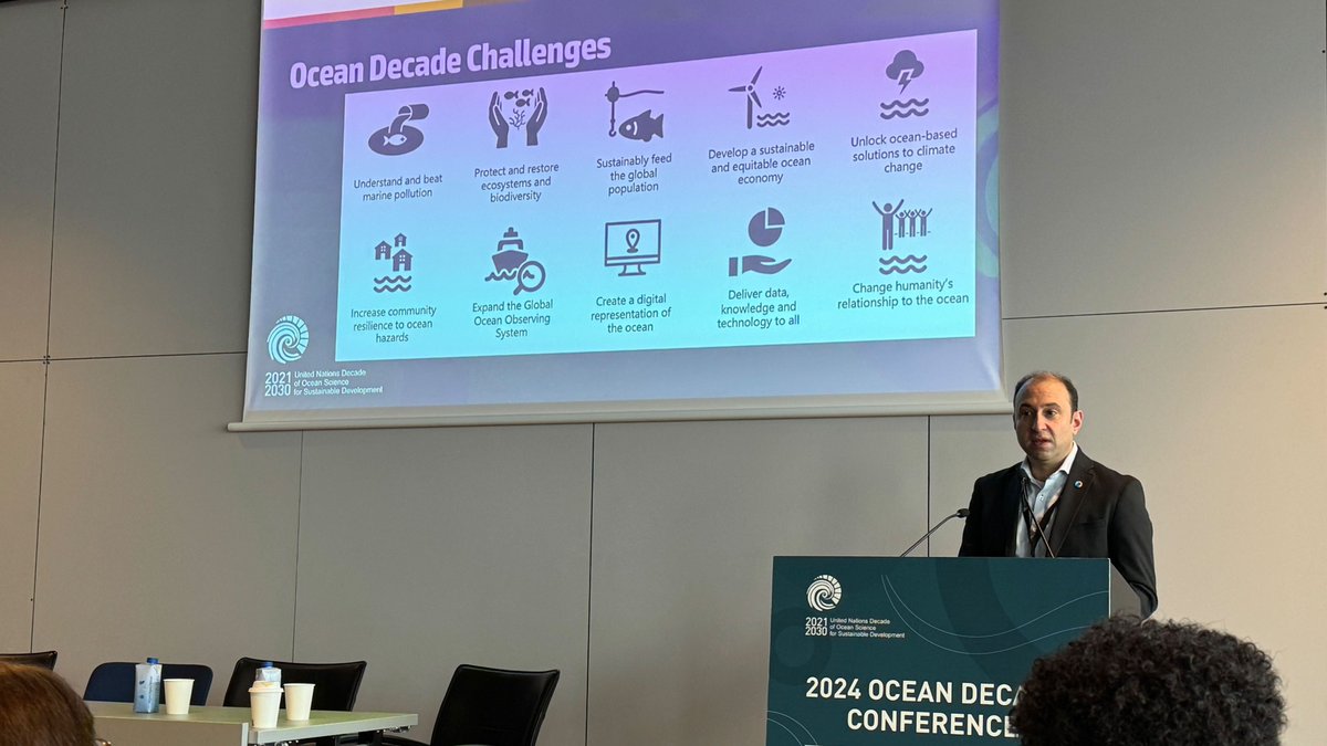Our Chief Innovation Officer @_eric_siegel_ emceed the Innovation and Technology Showcase at the @UNOceanDecade Conference. 'We need to rapidly increase innovation and technology readiness to meet the 10 Decade Challenges and deliver meaningful solutions,' he says. #UNDecade24