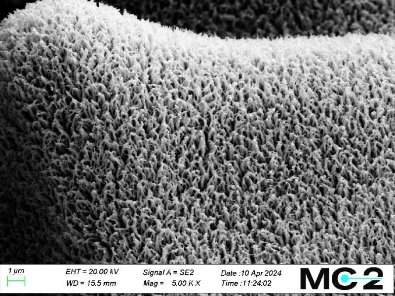 .@Smoltek has successfully tested its PEM electrolyzer cell material, producing #hydrogen with a catalyst loading of 0.2 mg iridium/cm2, demonstrating its non-corrosive nanofibers.-- tinyurl.com/42ur49a4 #HydrogenNow #HydrogenNews #FuelCells