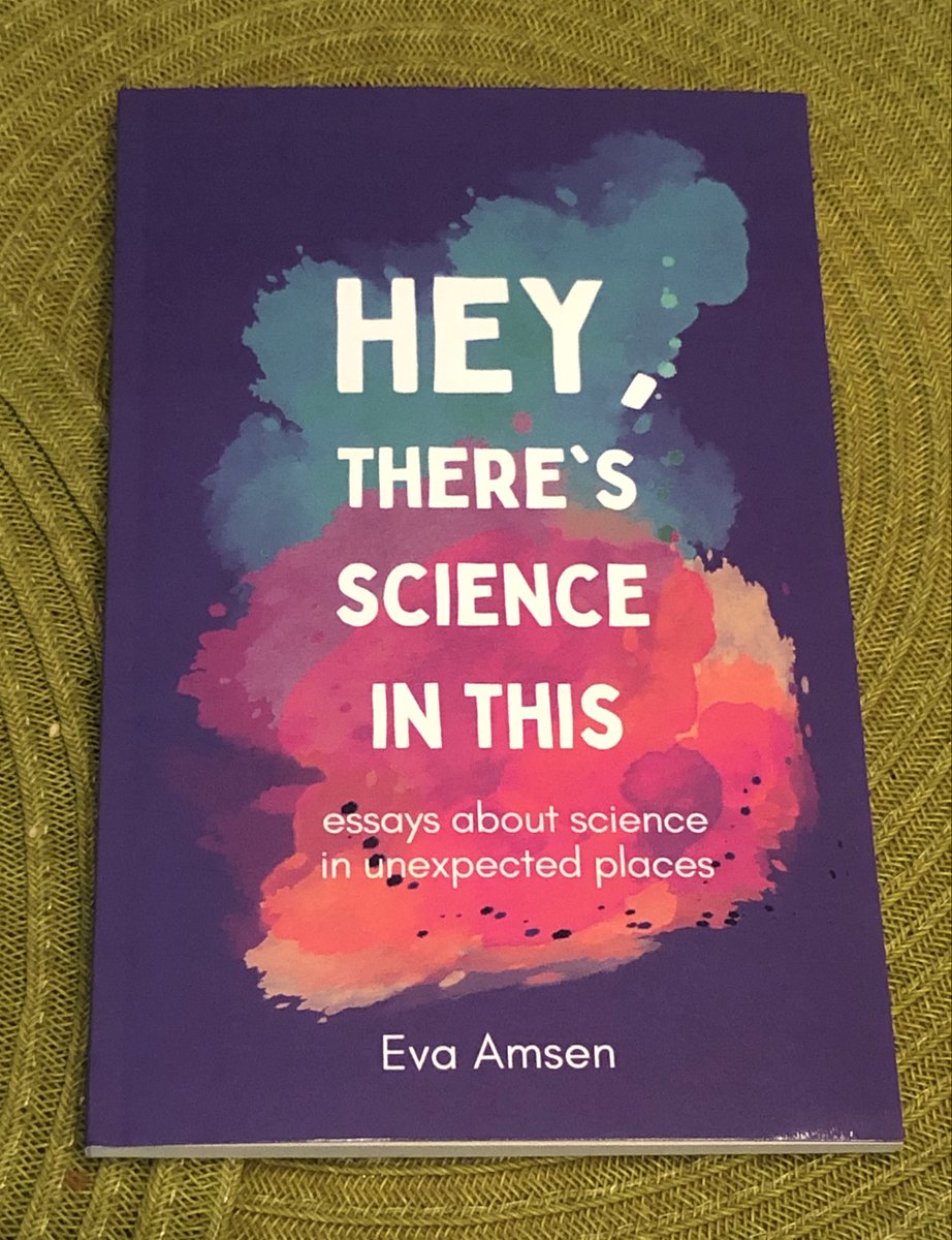 Hey, it's Eva Amsen's book! (I think Eva is now mostly on other platforms.) #science #books